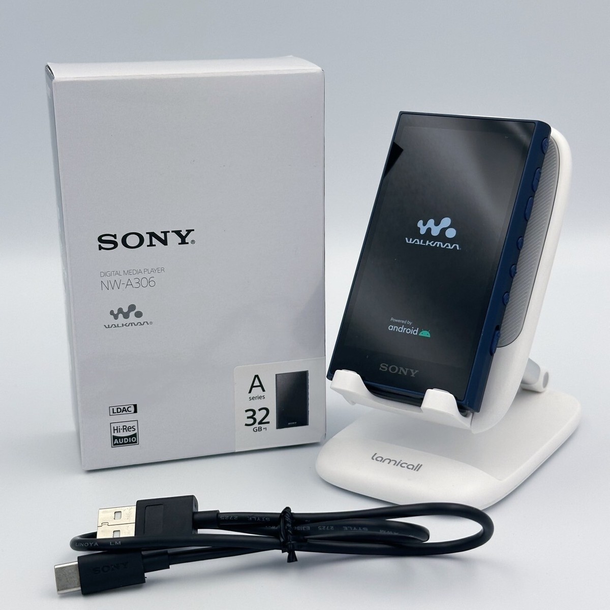 SONY NW-A306 Blue WALKMAN 32GB Hi-Res Audio Player English
