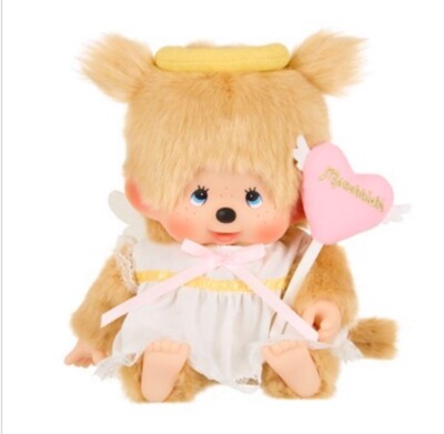 Monchhichi Love Happy Angel Gift 50th anniversary Girl M Size