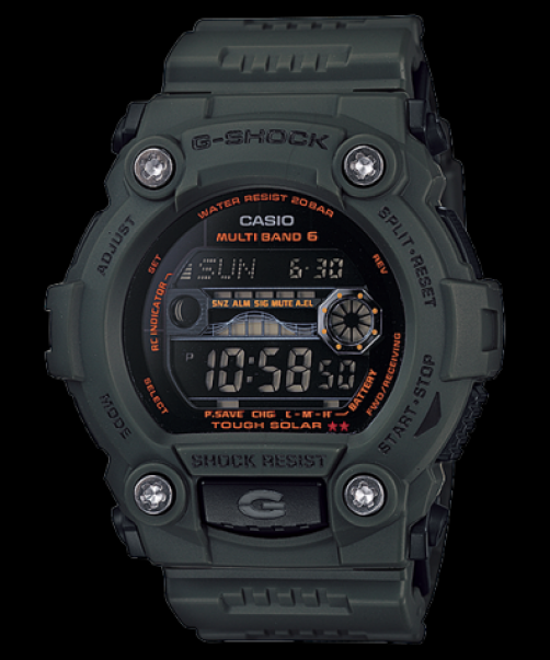 CASIO G-SHOCK GW-7900KG-3JF Digital army green Men's Wristwatch