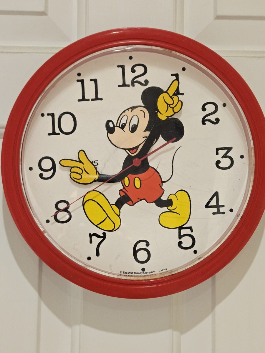 Vintage Working Lorus Japan MICKEY MOUSE Walt Disney Quartz