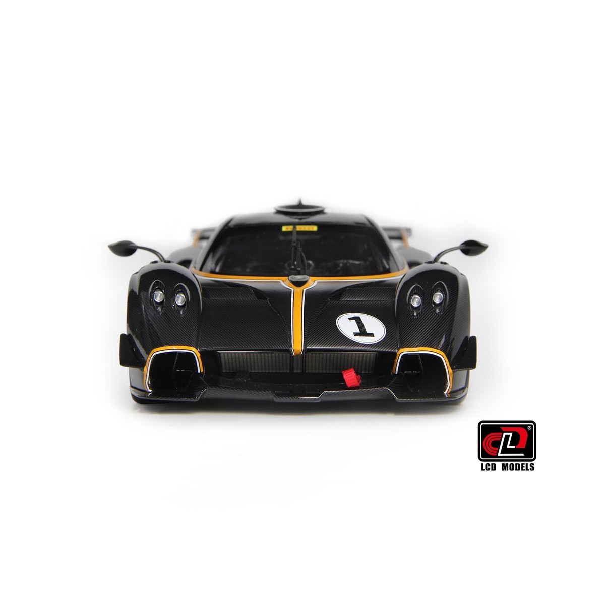 LCD Models 1:18 - Pagani Huayra R- Black Carbon - Diecast Model | eBay