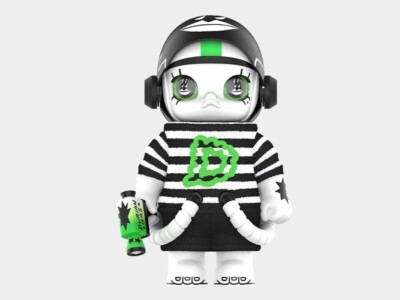 MEGA SPACE MOLLY 400% Lala Company Durian Man Collectible Art