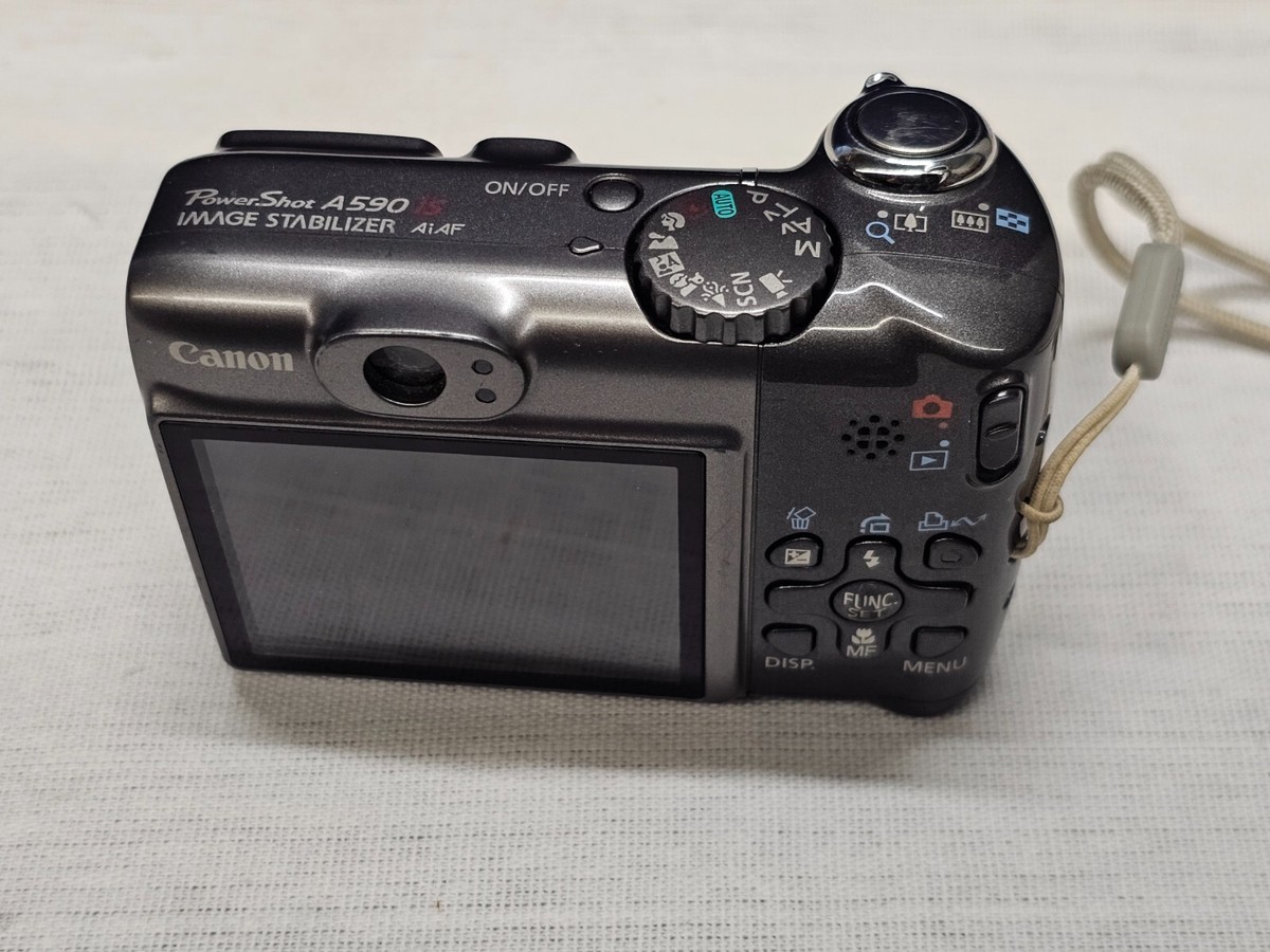 Canon Powershot A590 IS 8 MP 4X Optical Zoom Gray Digital Camera