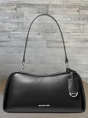 Michael Kors Cecily Medium Shoulder Handbag Black Purse Messenger