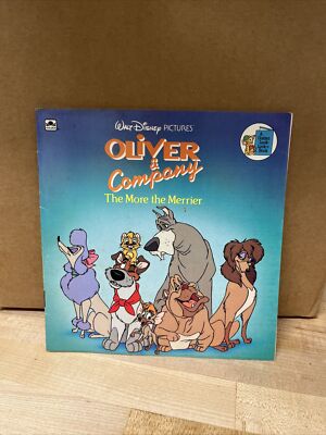 Oliver & Company The More the Merrier Disney Book 1988 2312