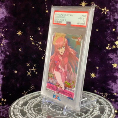 PSA 10 DW6-083 CP Lacus Clyne Gundam Try Age Card BANDAI Gundam