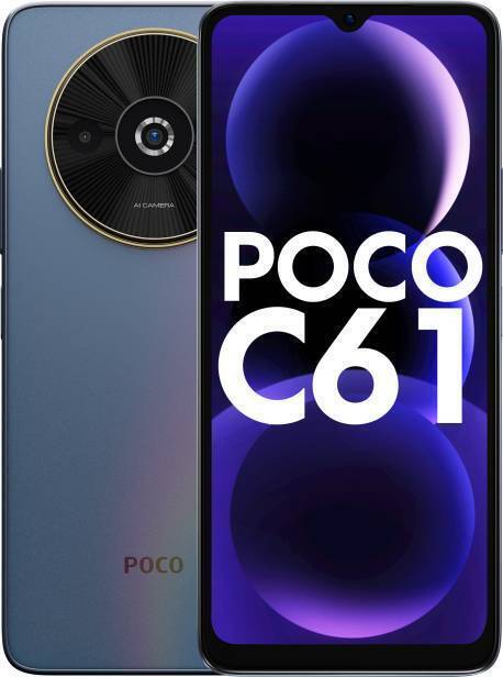 POCO C61 4G Factory Unlocked Dual SIM-128GB STORAGE-MTK Helio G36