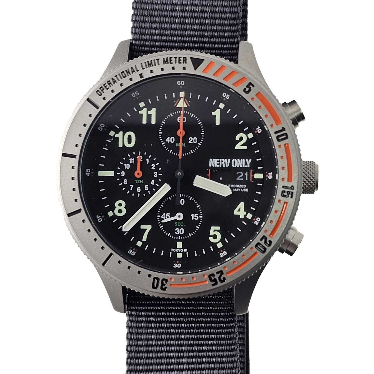 SONY wena Wrist Pro NERV Edition 500 Limited Evangelion Silver