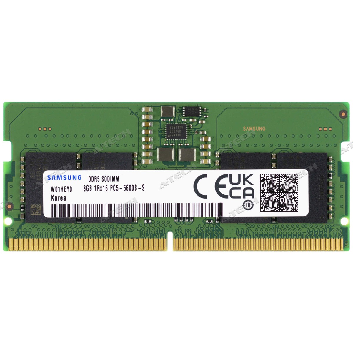Samsung 8GB 1Rx16 PC5-5600 SODIMM DDR5-44800 Non-ECC Laptop Memory