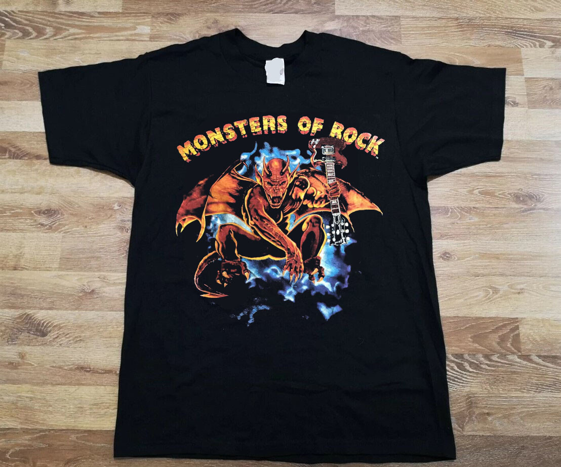 Reprinted Monsters of Rock, Tour Shirt, 1991 t-shirt, gift for fan