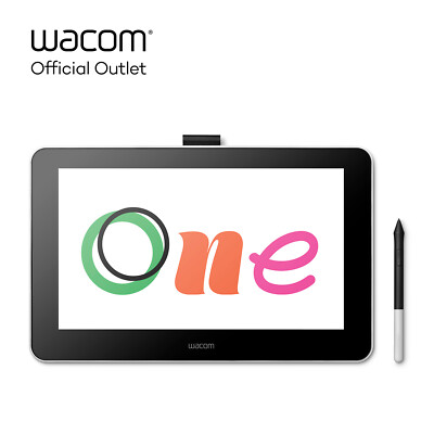 Wacom One Digital Drawing Tablet with Screen 13.3 inch, Certified