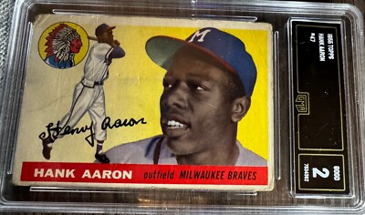 1955 Topps - #47 Hank Aaron | eBay