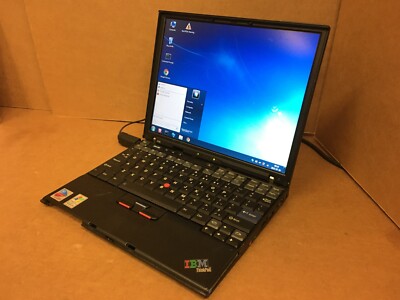 Vintage IBM Thinkpad X40 598MHz 768MB RAM NO HDD | eBay
