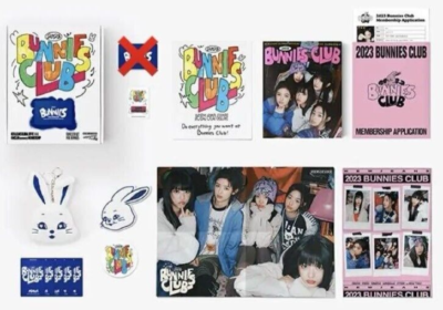 NewJeans Official Bunnies Club Fan Club Membership Kit Photocard