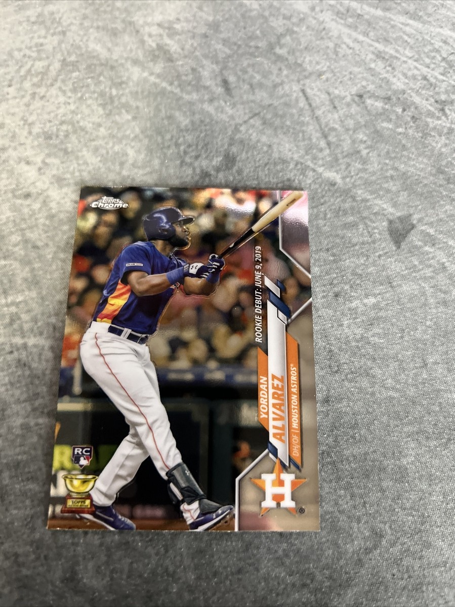 2020 TOPPS CHROME UPDATE YORDAN ALVAREZ RC HOUSTON ASTROS #U-53 | eBay