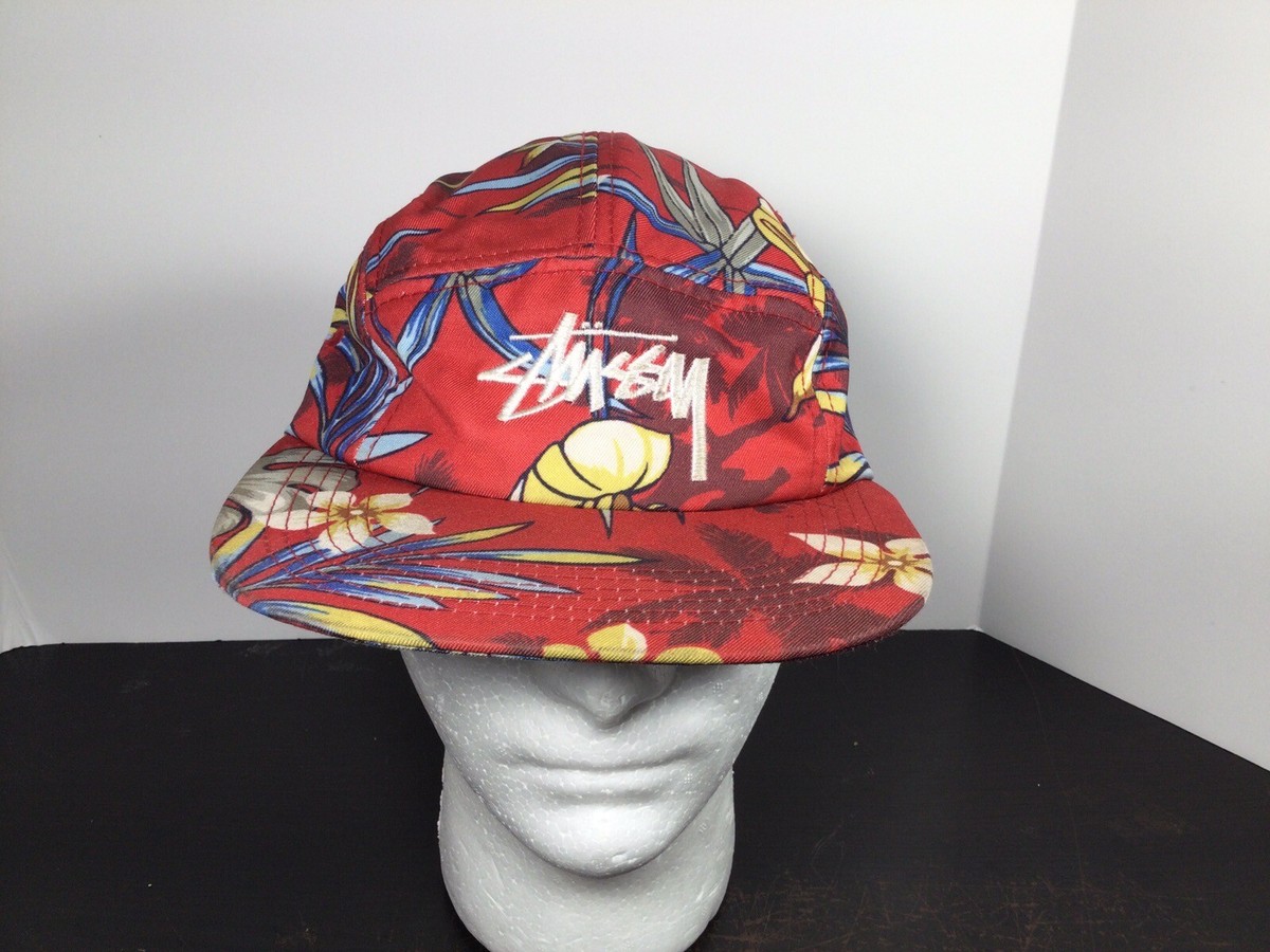 Stussy Floral Hawaiian 5 Panel Cap Hat Strap Back RARE 94974 | eBay