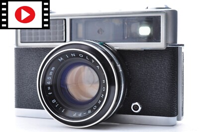 Minolta AL-2 Rangefinder 35mm Film Camera Rokkor-PF 45mm F/1.8 Exc