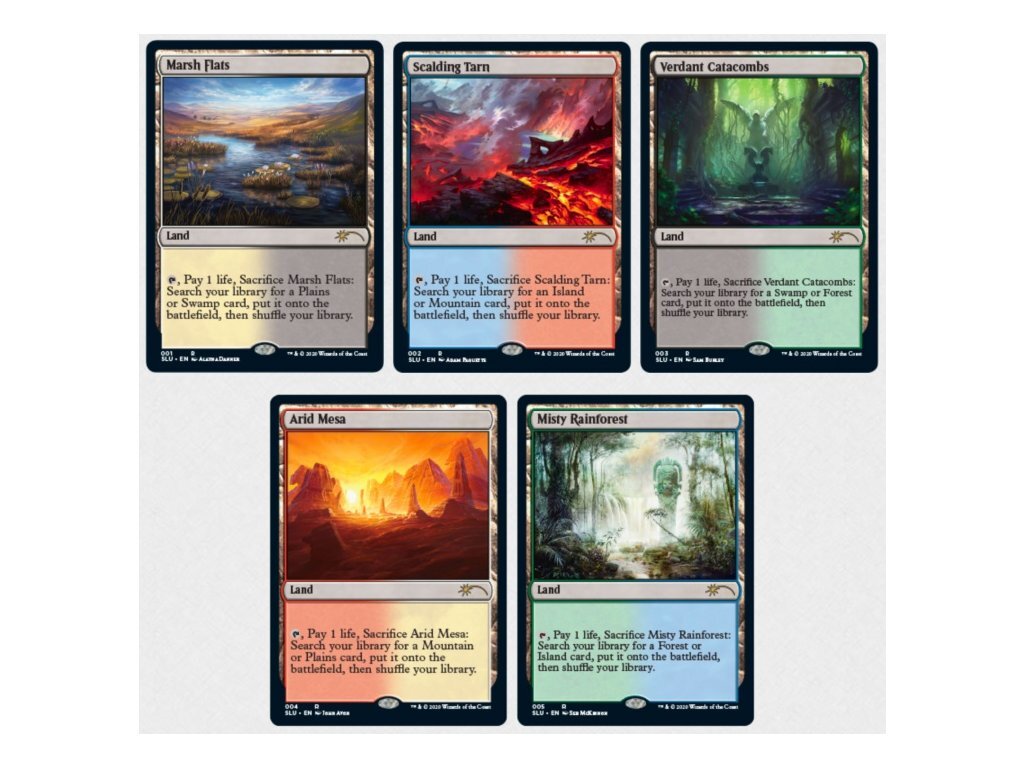 Secret Lair Ultimate Edition The Enemy Fetch Lands MTG OPTION