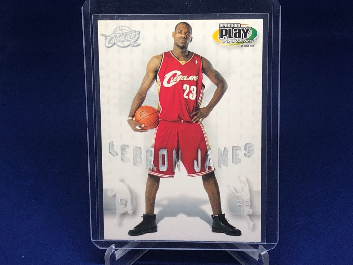 LEBRON JAMES 2003-04 UPPER DECK PREMIUM PLAY MAKERS RC ROOKIE | eBay