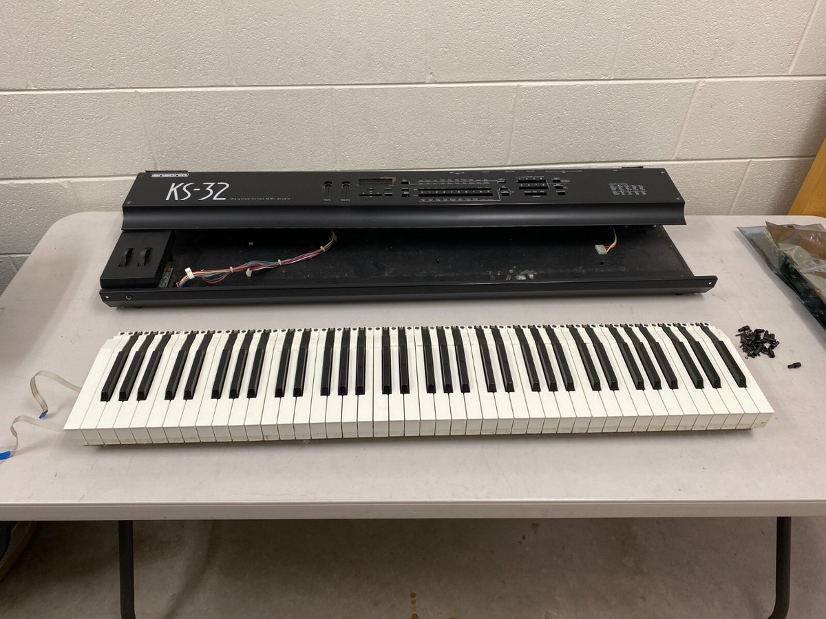 Ensoniq KS-32 (76 keys) Weighted Keys -all keys tested - work AS
