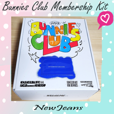 NewJeans Official Bunnies Club Fan Club Membership Kit Photocard