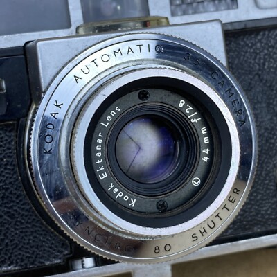 Kodak Automatic 35 1959 Vintage 35mm Film Camera W/ Ektanar 44mm