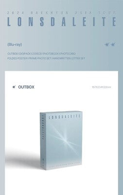 EXO BAEKHYUN 2024 ASIA TOUR [LONSDALEITE] IN SEOUL BLU-RAY/Book+