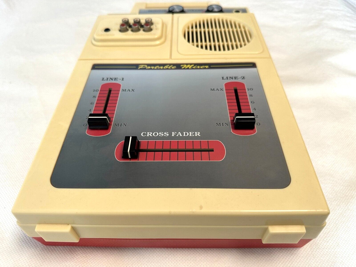 Columbia GMX-3 Vintage Portable Record Player Mixer Battery Drive