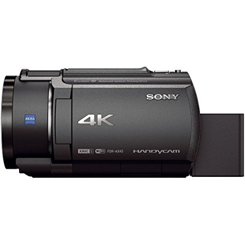 Sony 4K Camcorder Handycam FDR-AX45 Black 64GB internal memory 20x
