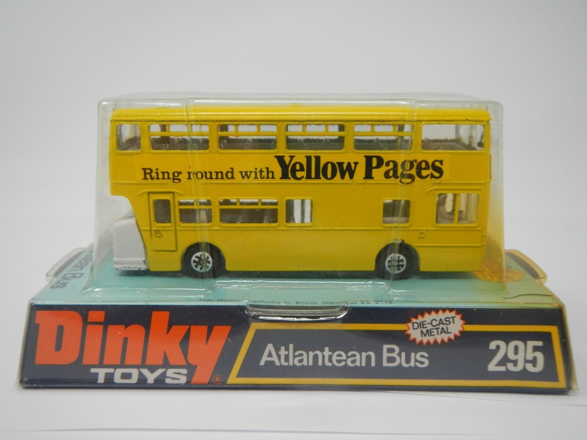 Dinky Toys Meccano Atlantean Bus Yellow Pages 295 | eBay