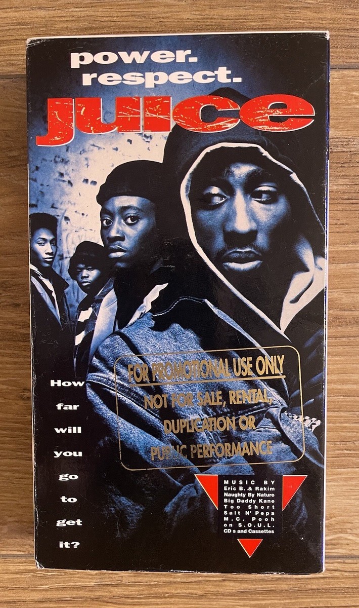 1992 JUICE VHS STARRING TUPAC SHAKUR RARE HARLEM PROMO COPY/2PAC