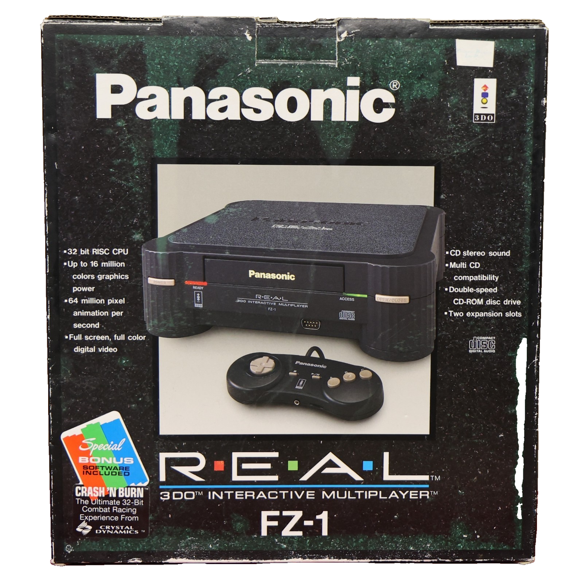 Panasonic FZ-1 R.E.A.L. 3DO Black Console for sale online | eBay