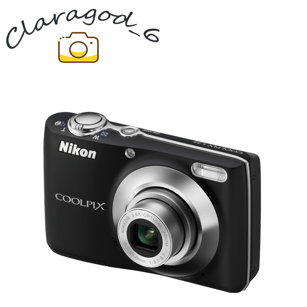 Nikon COOLPIX L22 Digital Camera 12.0 MP 3.6x Optical Zoom Built