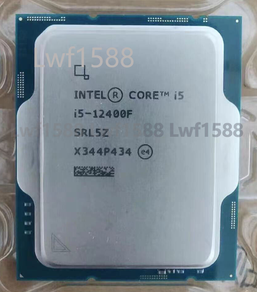 12th generation Intel Core i5-12400F LGA 1700 Alder Lake 6 core