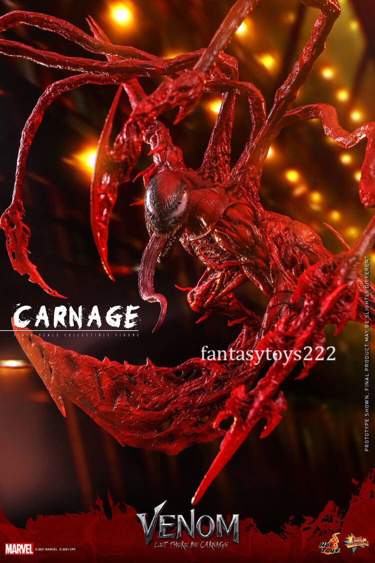 NEW! Hot Toys MMS620 1/6 VENOM 2 Carnage Deluxe Ver. Action Figure