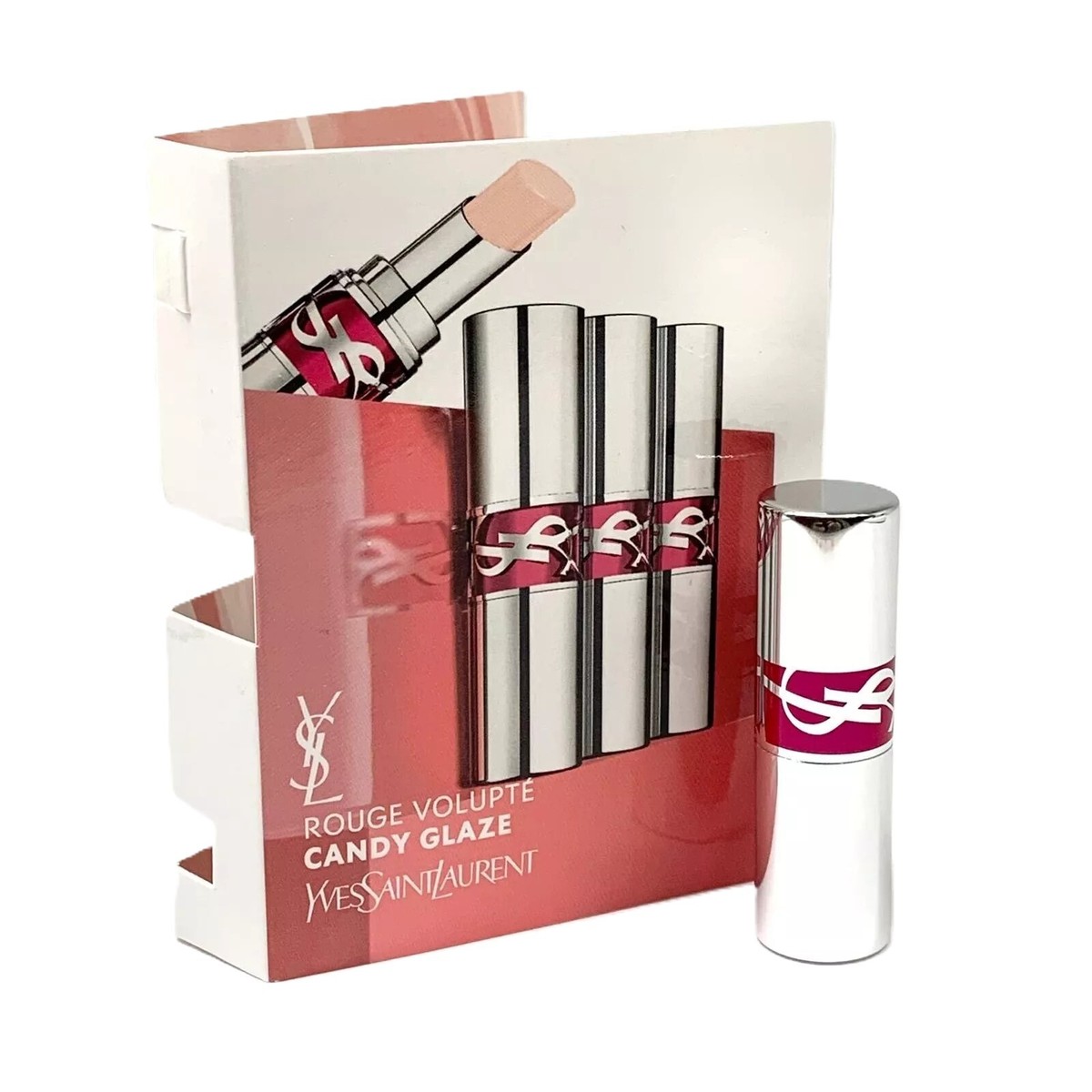 YSL Yves Saint Laurent Rouge Volupte 02 Candy Glaze Double Care