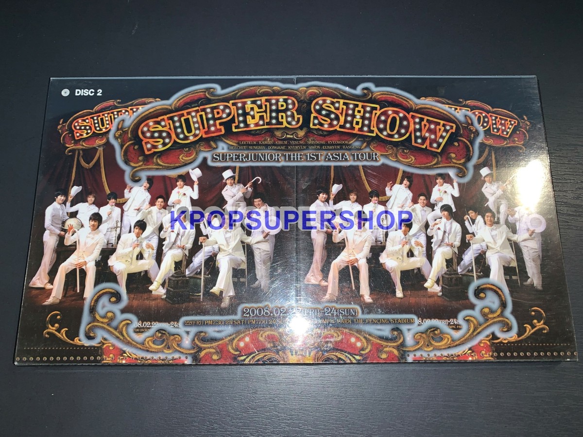 Super Junior The First Asia Tour Super Show DVD Great Rare OOP 1st