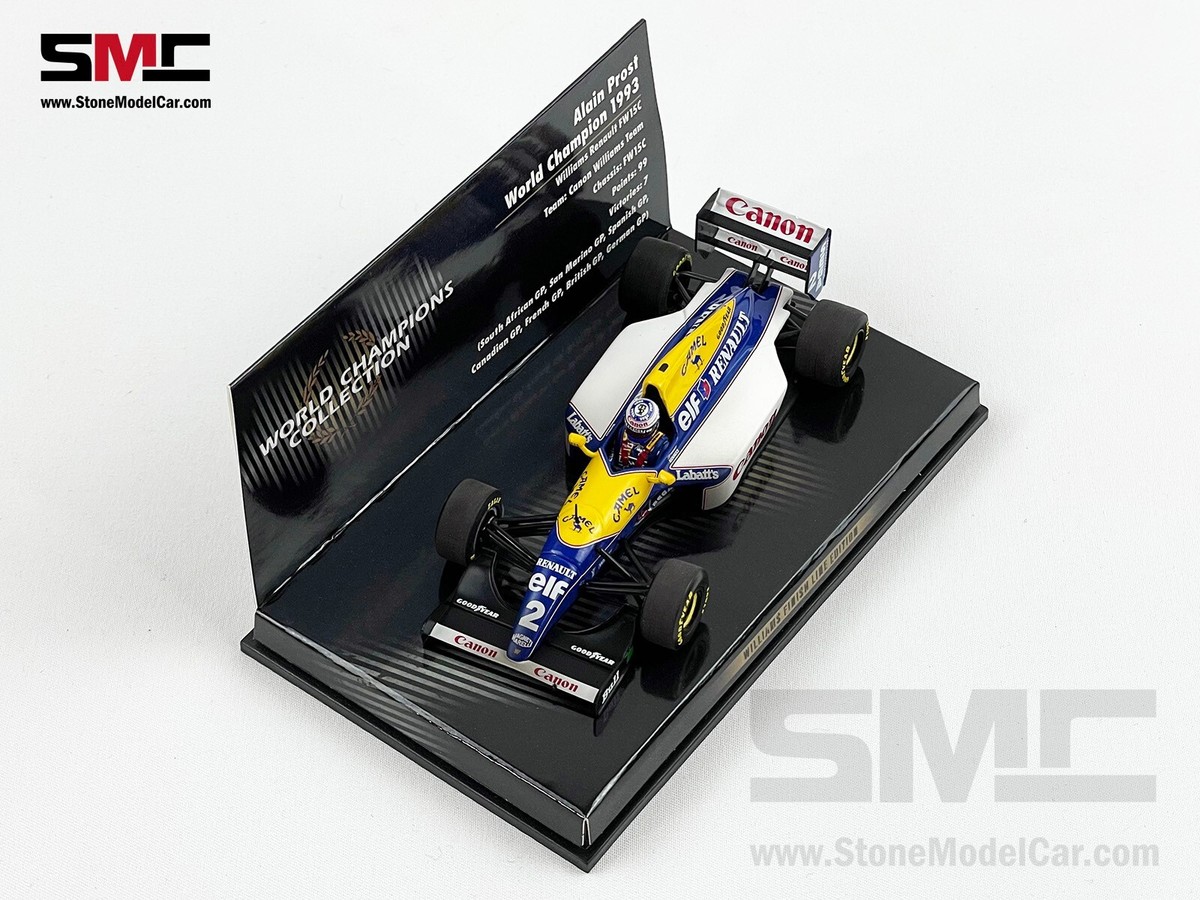 Williams F1 FW15C #2 Alain Prost 1993 World Champion 1:43