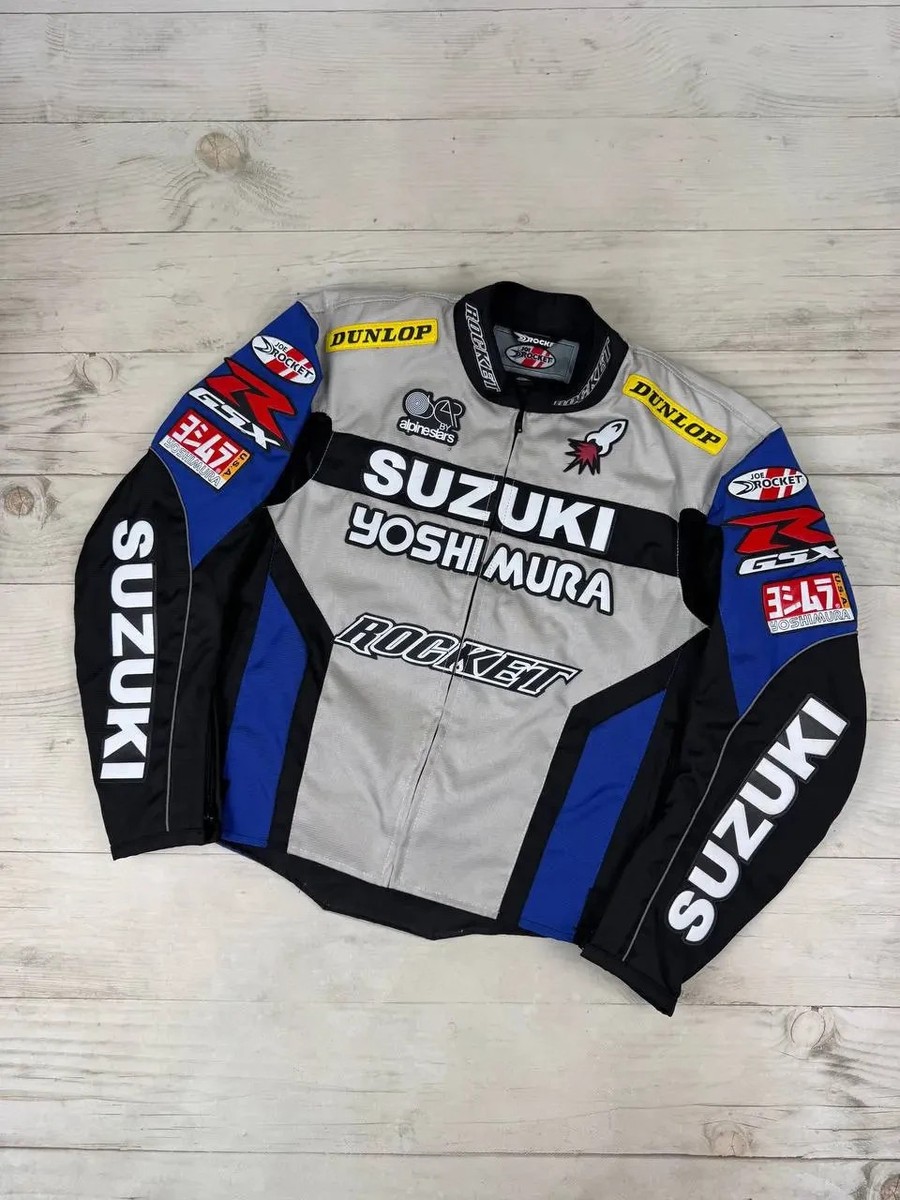 Joe Rocket Suzuki Yoshi Mura Motorcycle Racing Jacket Men Size L