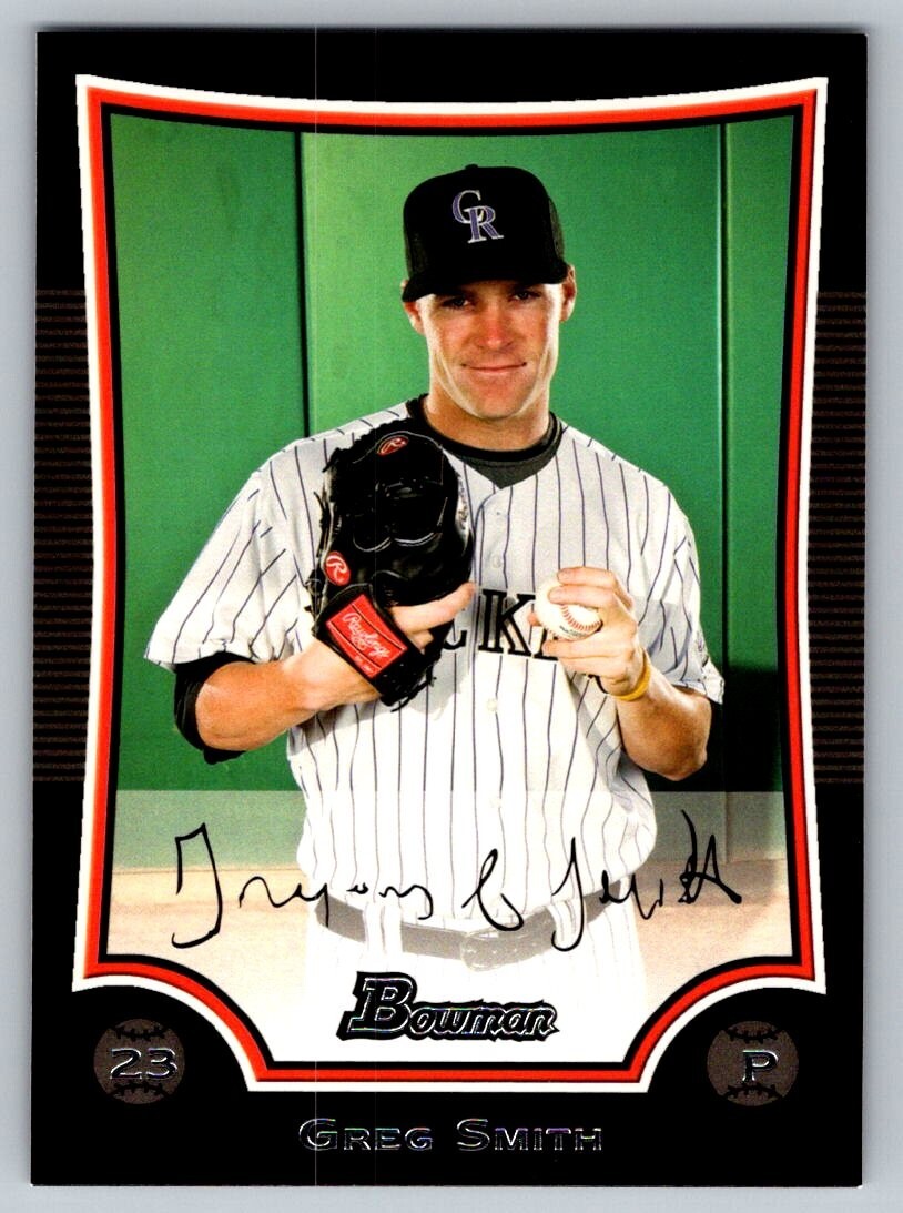 2009 Bowman Baseball Greg Smith Colorado Rockies #175 | eBay