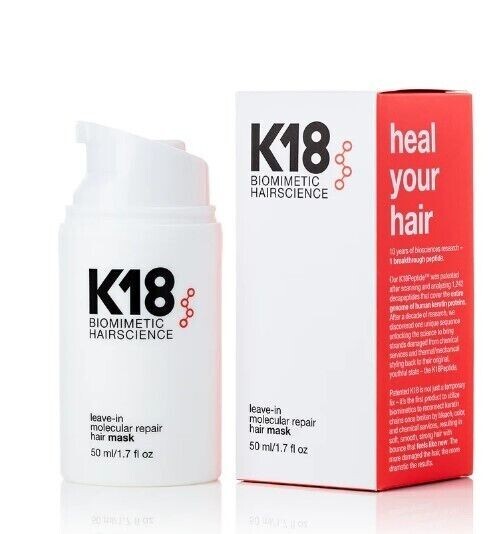 50ml K18 Leave-In Molecular Repair Hair Mask - 1.7 fl oz Damage