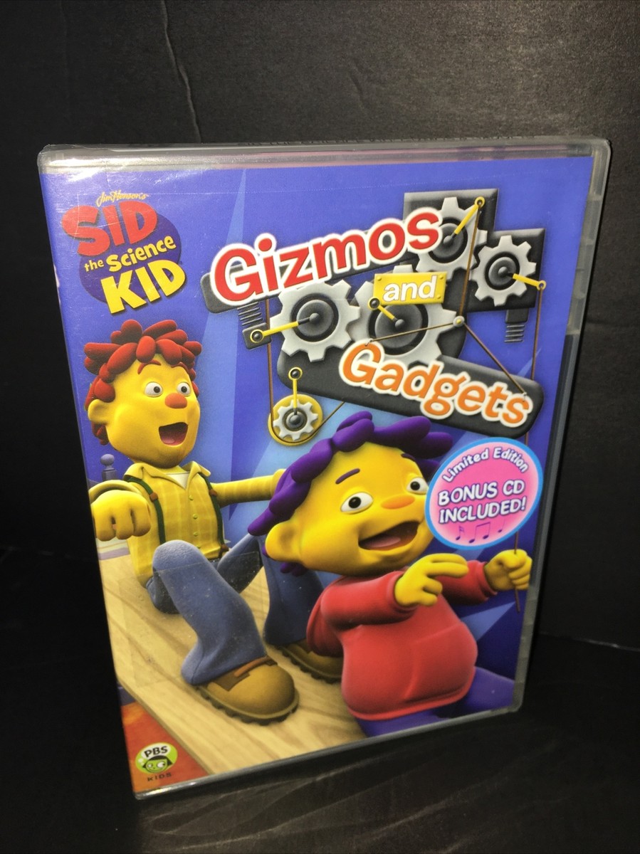 Sid the Science Kid Gizmos and Gadgets DVD + Bonus CD PBS KIDS