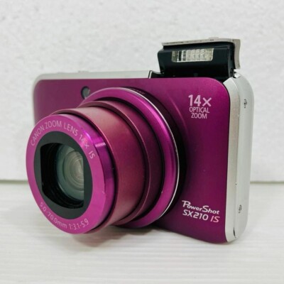 Canon PowerShot SX210 IS Digital Camera PURPLE | eBay