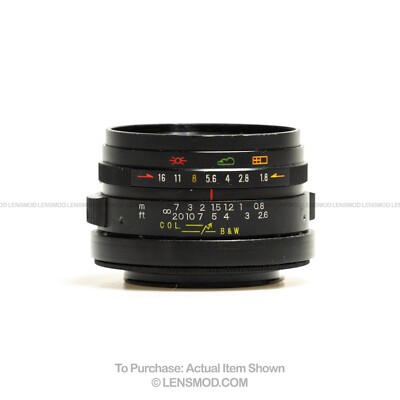 Yashica Electro 35 CC Yashinon 35mm F1.8 Modified Lens for Sony E