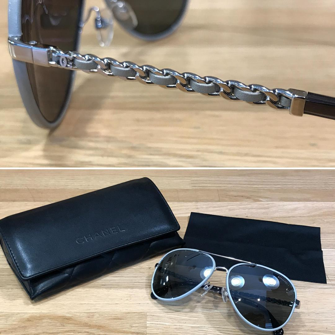 CHANEL Teardrop Sunglasses 4219-Q c.124/W6 | eBay