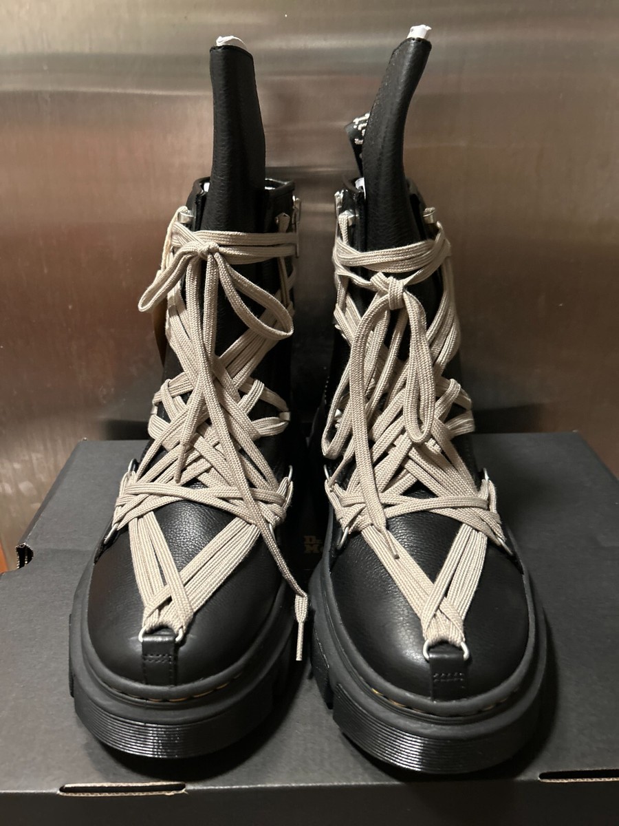 Rick Owens x Dr Martens 1460 DMXL MegaLace Boot 'Black' | eBay