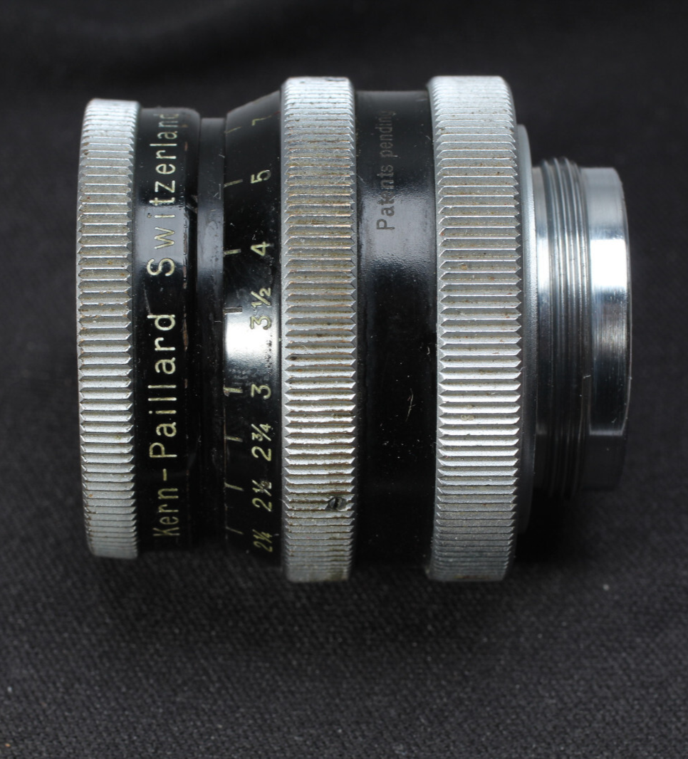 25MM F/1.4 KERN-PAILLARD SWITAR AR STANDARD C MOUNT W CASE READ