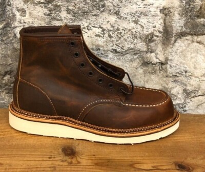 RED WING CLASSIC MOC 1907 6-INCH BOOT IN COPPER ROUGH &TOUGH