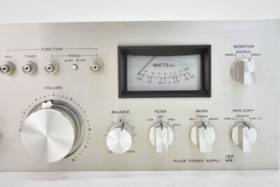 Sony TA-F5 Integrated Amplifier Vintage Audio Equipment Silver