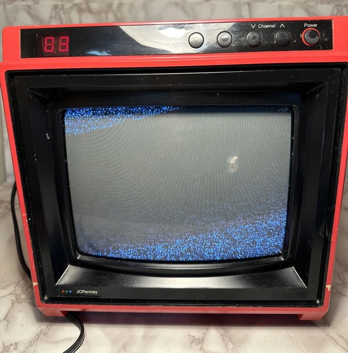 Vintage JC Penney Gaming Series 685 Portable CRT TV 11.25”x 10.5